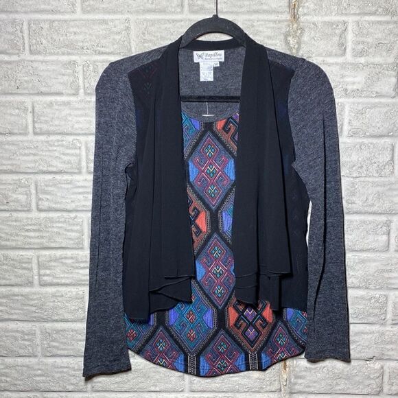 NWT MSRP $329 Papillon Shawl Collar Sweater Women's Size Medium - Picture 4 of 9